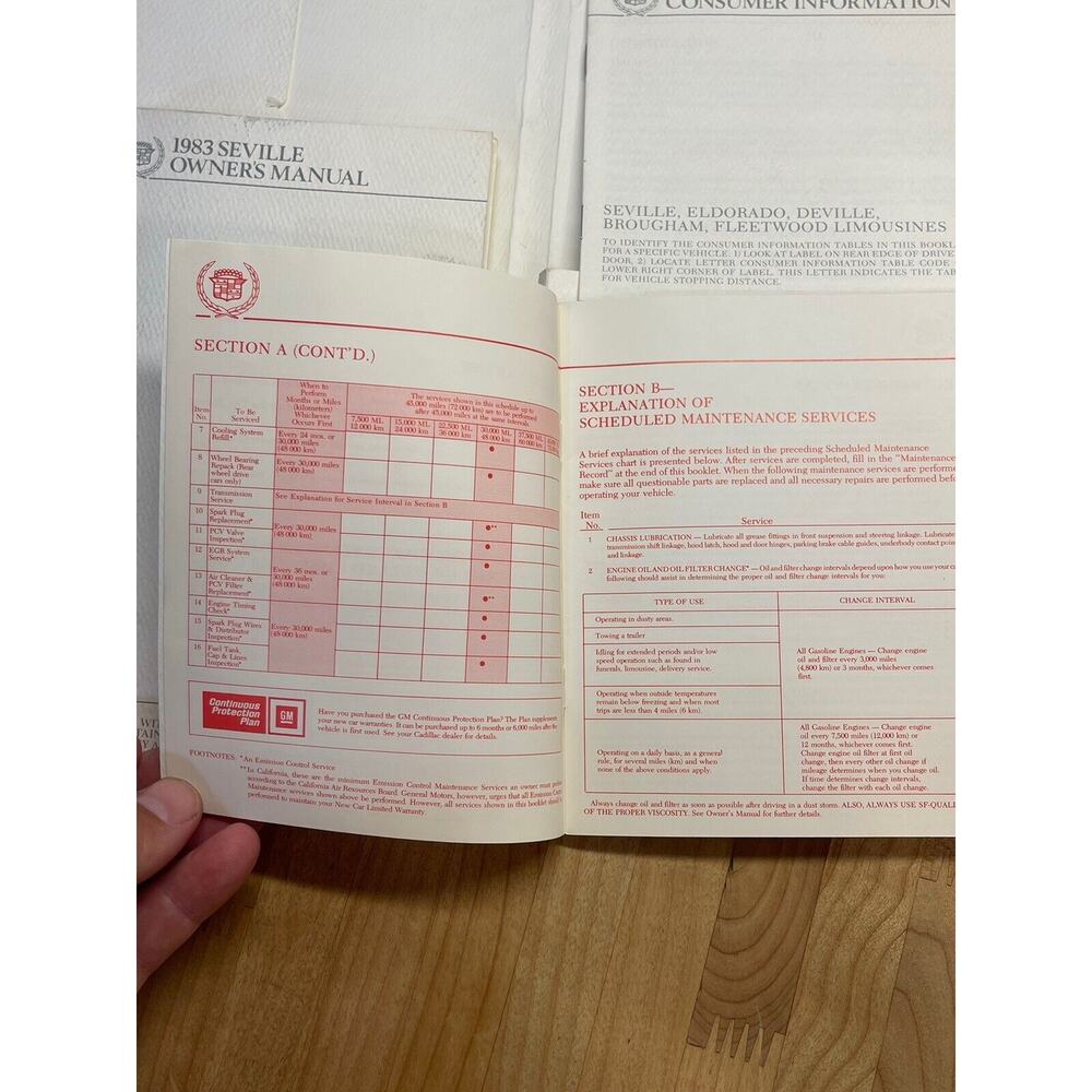 1983 Cadillac‎ Seville Owners Operator Manual Literature Including All Pictured - Picture 7 of 9